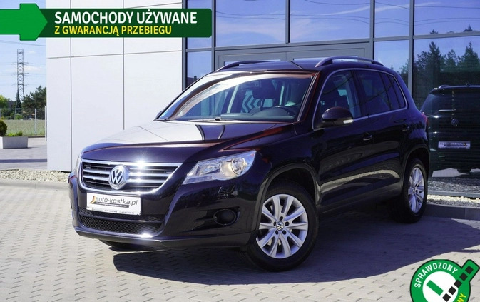 samochody osobowe Volkswagen Tiguan cena 38999 przebieg: 206600, rok produkcji 2009 z Węgrów